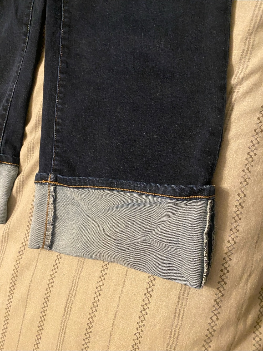 Liverpool Dark Indigo Jeans with Contrast Stitching - Picture 4 of 5